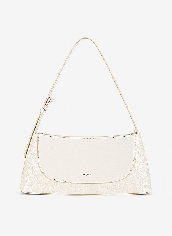 Crocodile Skin Shoulder Bag