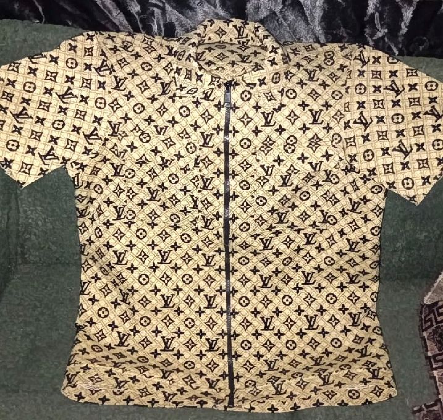 LV Monogram Print Shirt