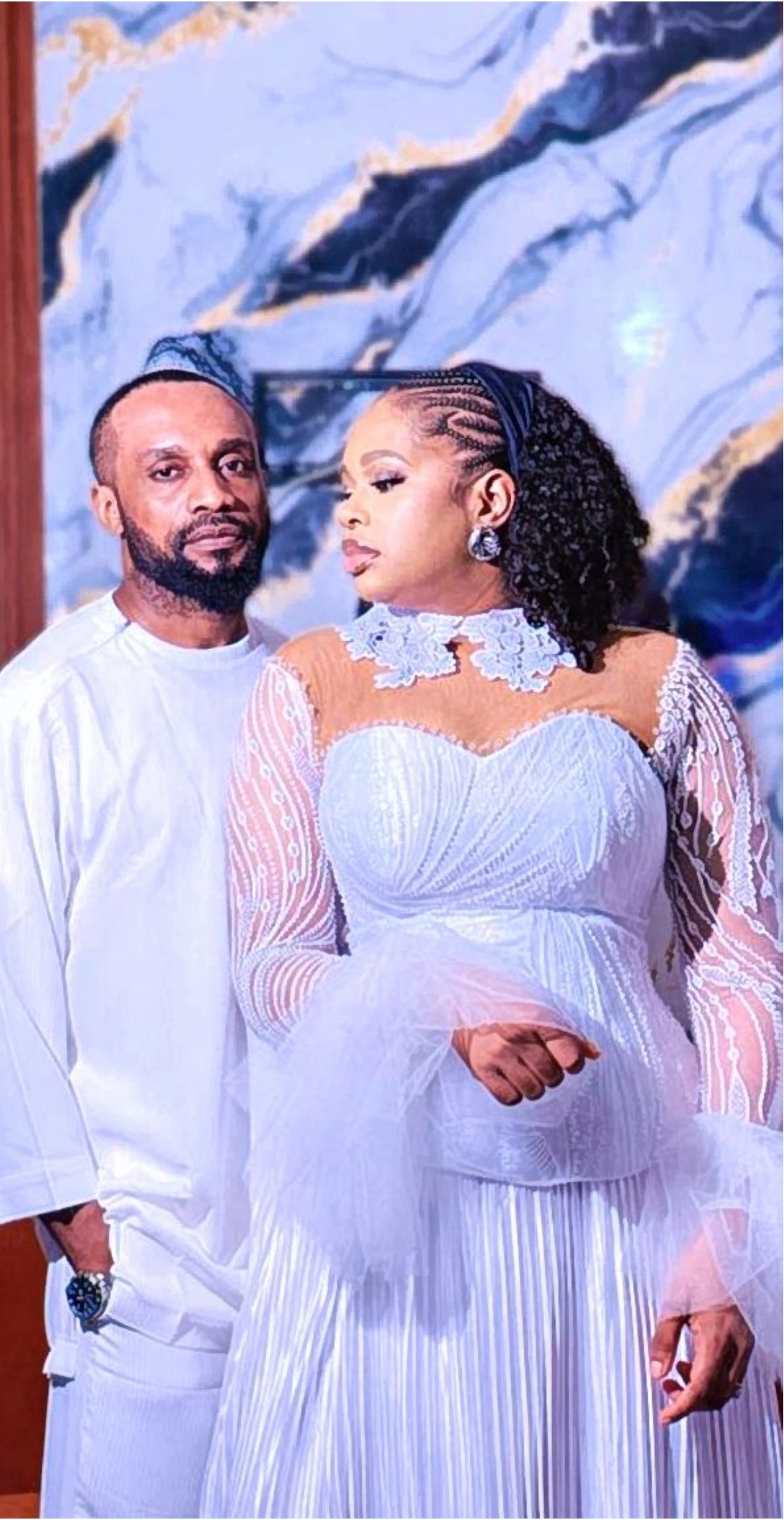 White Elegant Couple Set